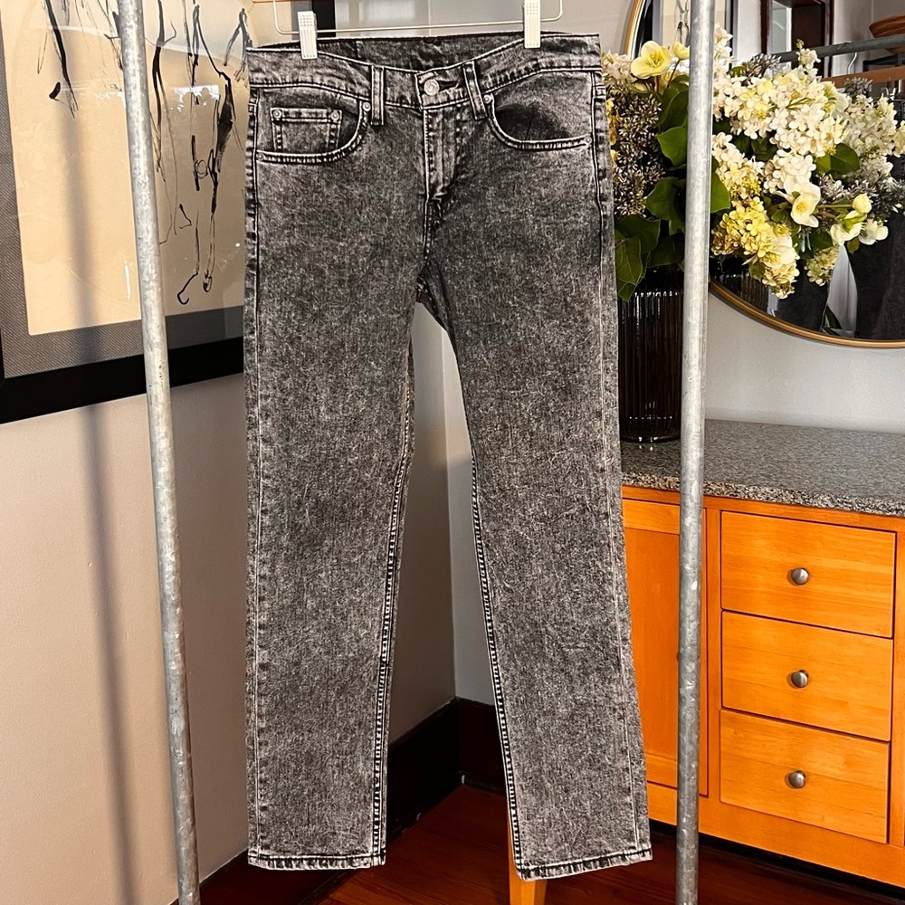 Men's Levi’s Black Acid Wash Jeans